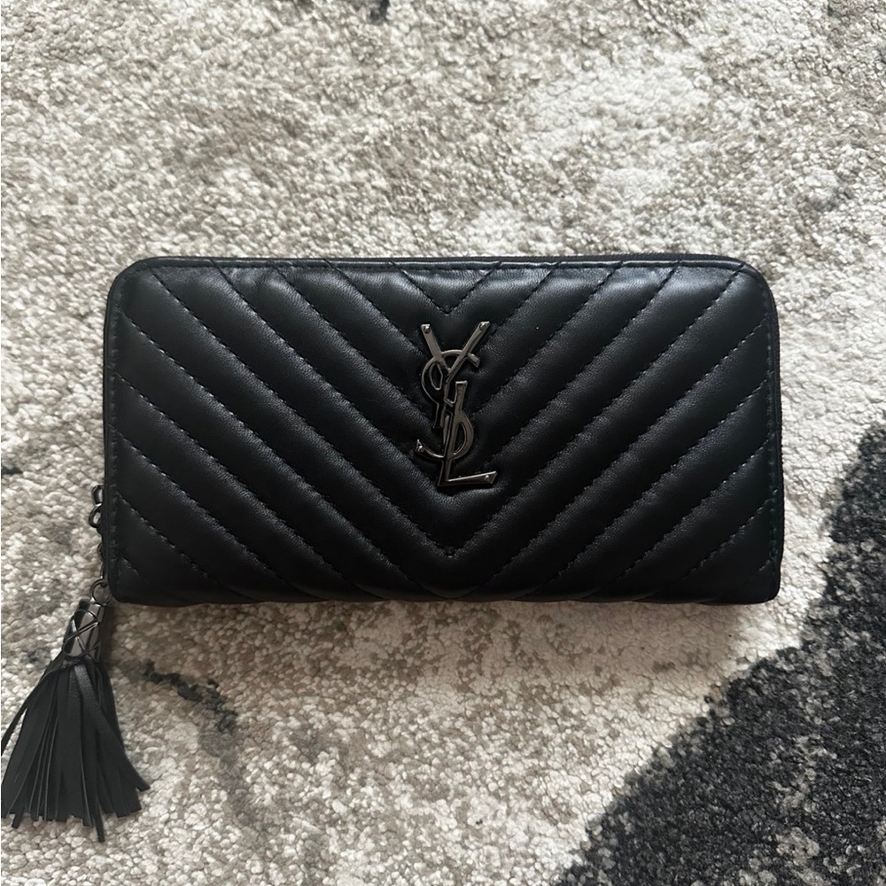 Black Quilted Women's Wallet